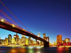 Brooklyn Bridge, New York City. Stock Footage