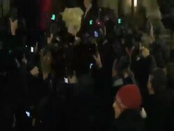 Celebrity Video Sightings in London Stock Footage