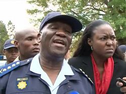 CLEAN: Tight security for S.African white supremacist's funeral News Clip