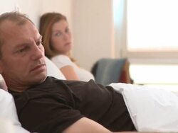 Painful Silence Stock Footage