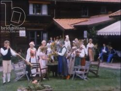 Sweden 1970s - sports, traditional ceremonies, indigenous Sami people and reindeer breeding Stock Footage
