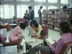 New construction developments, burial grounds, new technological college, banking. UAE, 1974 Stock Footage