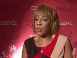 INTERVIEW: Gayle King talks about celebrating essence magazine's 40th anniversary and the group of fierce & fabulous women. Talks about oprah as the fierce and fab gal in her life. Stock Footage