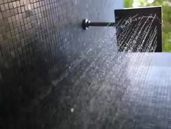 HD: Rain Shower outdoor Stock Footage