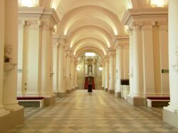 WS ZI Winter Palace corridor / St Petersburg, Russia Stock Footage