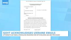 Trump Admin: Emails That Reveal Motives With Ukraine Are Privileged News Clip