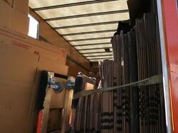 Inside Moving Truck Stock Footage