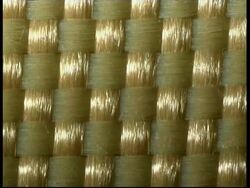 ECU Track up, Kevlar fabric fibres Stock Footage