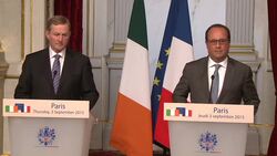 CLEAN : Hollande calls refugee boys death a tragedy News Clip