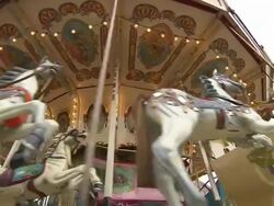 historical carousel Stock Footage
