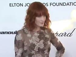 Florence Welch at the 19th Annual Elton John AIDS Foundation Academy Awards Viewing Party at West Hollywood CA. (Footage by WireImage Video/GettyImages) Stock Footage