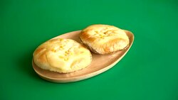 bread with corn mayonnaise Stock Footage