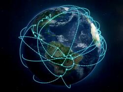 World network - 2011 new blue version Stock Footage