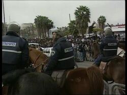 MIDDLE EAST: RAMADAN FRIDAY VIOLENCE (V) News Clip