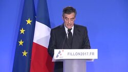 CLEAN : France's Fillon apologises for error of hiring wife News Clip