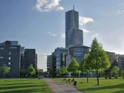 Office Buildings Stock Footage