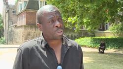 Tight security as opposing protesters gather in London News Clip