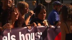 Protest ahead of Catalunya''s last bull fight News Clip