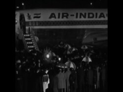 CAN394 POPE PAUL VI EMBARKS ON HISTORIC JOURNEY TO BOMBAY News Clip