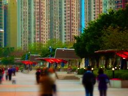 Evening crowd. Stock Footage