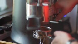 Making coffee Stock Footage