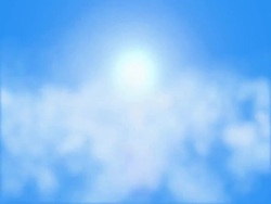 Fly into the Sun Stock Footage