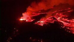 Hawaii Natl. Guard Films Nighttime Lava Flow Instructional Video