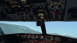 Jet Cockpit Flight Instruments. Stock Footage