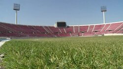 CLEAN : Santiagos National Stadium home of Copa America 2015 News Clip