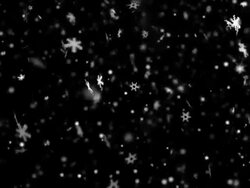 Snow Flakes Background Loop - Alpha Overlay (Full HD) Stock Footage