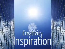 Inspiiring Business Words Stock Footage