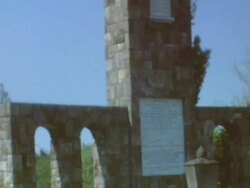 Holocaust Memorial and Cemetery Stock Footage