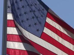 National Flag of America Stock Footage