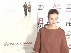 Rachel Griffiths at AFI Fest 2013 Opening Night Gala Premiere of Disney's "Saving Mr. Banks" in Hollywood, CA, on 11/07/2013. (Footage by WireImage Video/Getty Images) Stock Footage