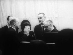 LBJ Appoints First African American Cabinet Member, Robert C. Weaver Stock Footage