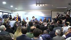 CLEAN : Axed Catalan president stays in Brussels for safety News Clip