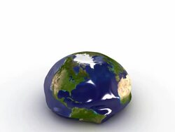 Melting Earth Stock Footage