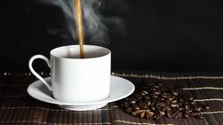 Cup of coffee Stock Footage