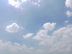 HD Moving cloud timelapse Stock Footage