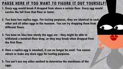 TED-ED: Can you solve the egg drop riddle? - Yossi Elran Instructional Video