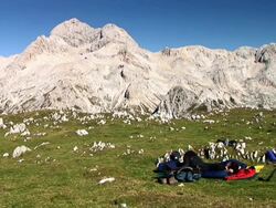 HD: Resting After Hiking Stock Footage