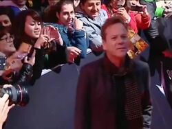 Kiefer Sutherland presents his new TV series 'Touc Stock Footage