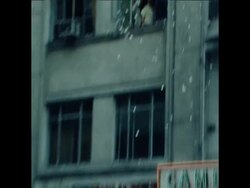 SYND 31 12 78 OFFICE WORKERS CELEBRATE TRADITIONALLY LAST DAY OF YEAR News Clip