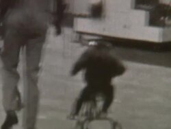 Monkey on a Chain Abuse 1930's Stock Footage