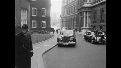 CAN459 SHAH REZA PAHLAVI OF IRAN MEETS WITH HAROLD WILSON IN LONDON News Clip