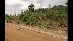 Cambodian countryside and locals News Clip