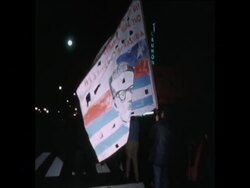 SYND 18-9-73 DEMONSTRATIONS IN BUENOS AIRES AGAINST ALLENDE'S OVERTHOROW IN CHILE News Clip