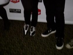 Jenny McCarthy and Donnie Wahlberg - Guinness Book Of World Record For Most People Bowling Simultaneously Across Multiple Venues Attempt at Bowlmore Stock Footage