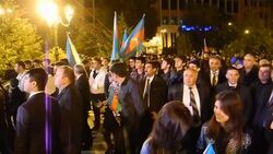 CLEAN : Azerbaijan strongman set for crushing poll News Clip