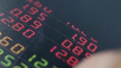 Stock Market Tickers. Loopable. Green and Red Stock Footage